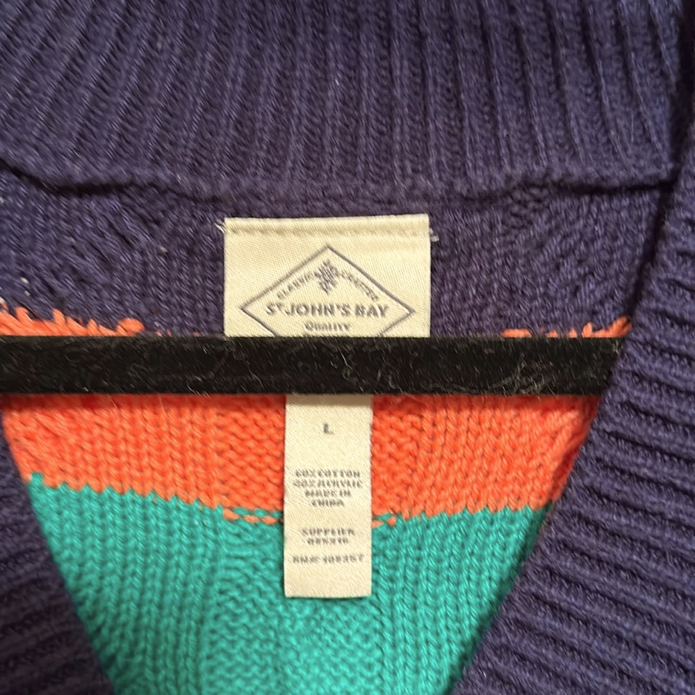 Nice like new multi colored sweater
